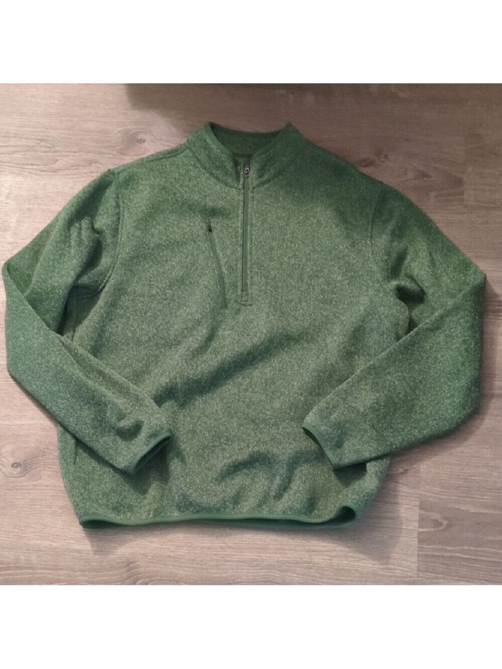 Donald Ross Sportswear Green Golf 1/2 Zip Pullover Size Large